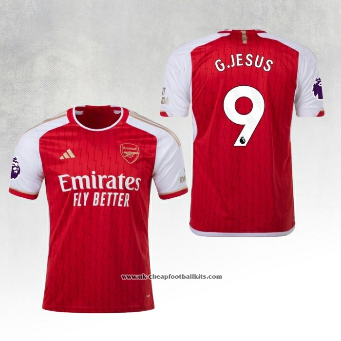 Arsenal Player G.Jesus Home Shirt 2023-2024